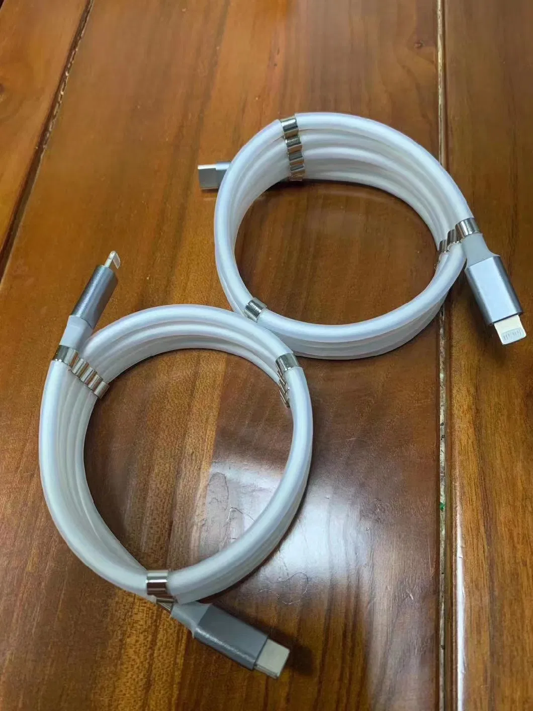 Mobile Phone Magnetic Cable 1m USB-C Lightning 8pin Phone Cable