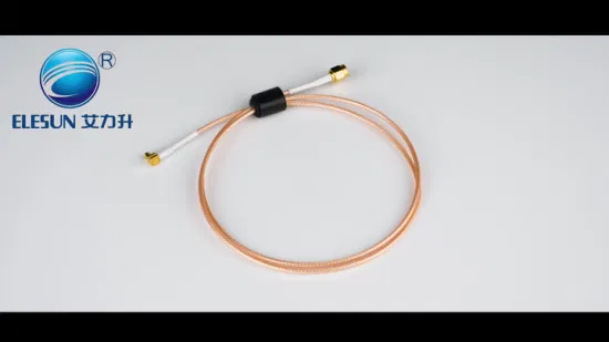 Série Rg d'usine de câble coaxial RF isolé en PTFE solide, Rg316, Rg142, Rg178, Rg179, Rg400, pour extension d'antenne