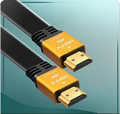 Câble HDMI vidéo plaqué or 30cm 0.3m 10m 15m 20m 30m 100m 1.4 2.0 2.1 8K 4K
