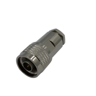 Connecteur à pince mâle coaxial RF de type N pour 5D