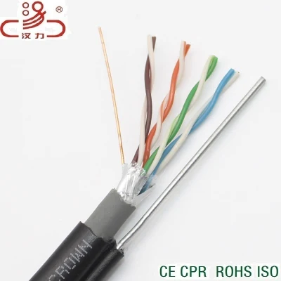 Câble LAN conducteur 24AWG Câble de dérivation extérieur à 8 conducteurs